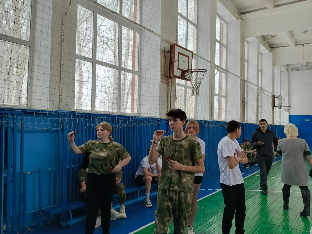 Военно-спортивной спартакиады среди школьных спортивных клубов, Большереченского МР, посвященной 36 годовщине вывода Советских войск из республики Афганистан ..